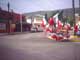 Flag seller close to Mexican independance day